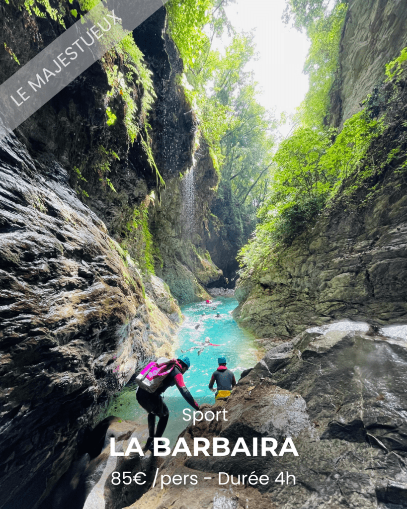 Barbaira Canyon Azur Canyoning
