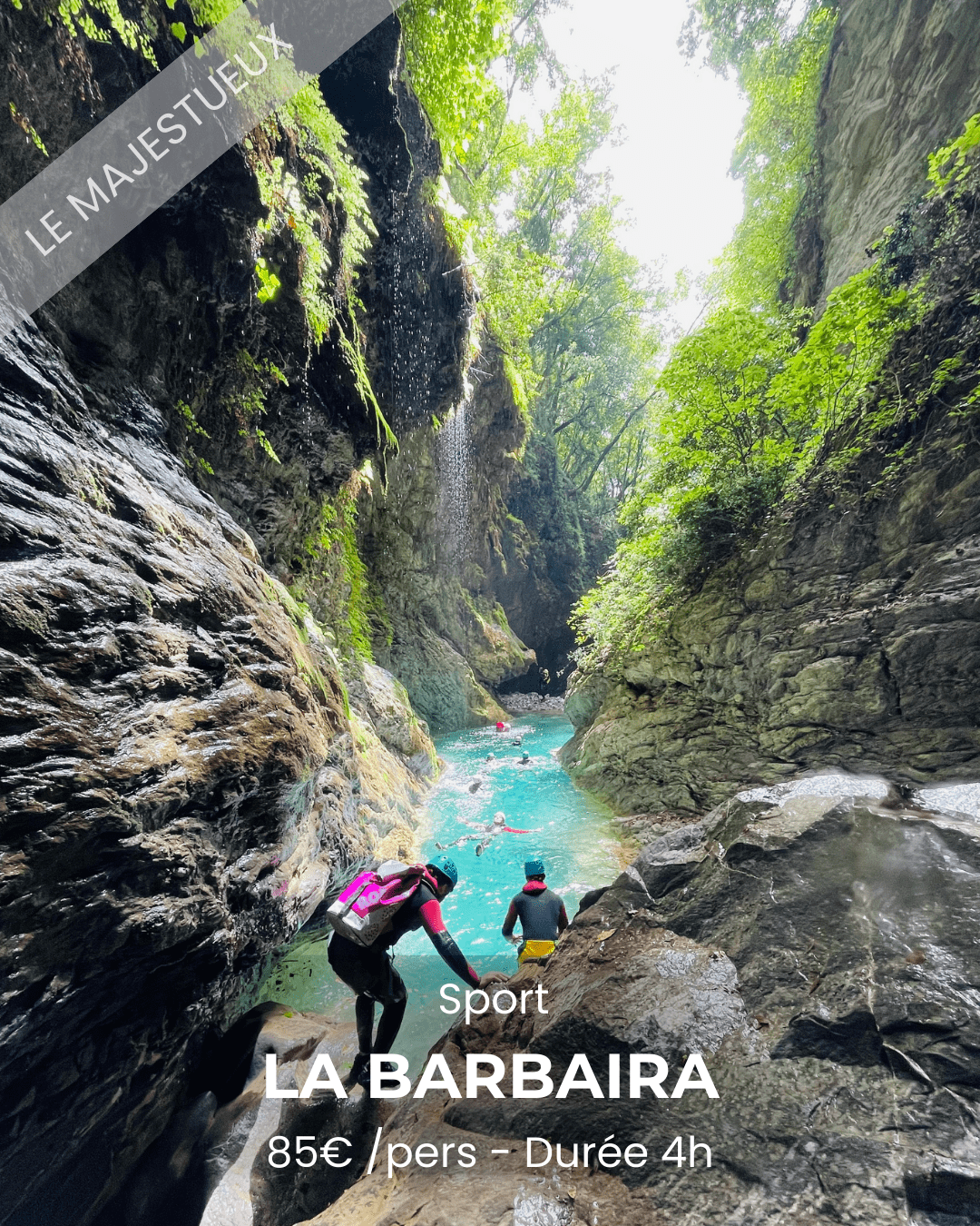 The Rio Barbaira: The «Dolce Vita» canyoning near Nice