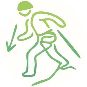 Canyoning pictogram