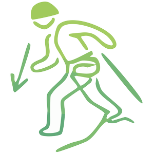 Canyoning pictogram