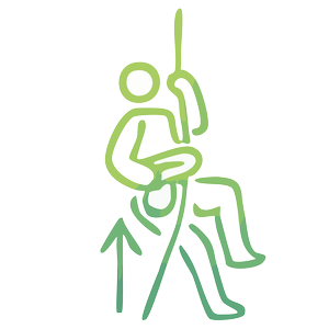 picture taken during a rappel