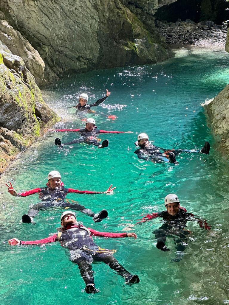 Canyoning Barbaira, Italy