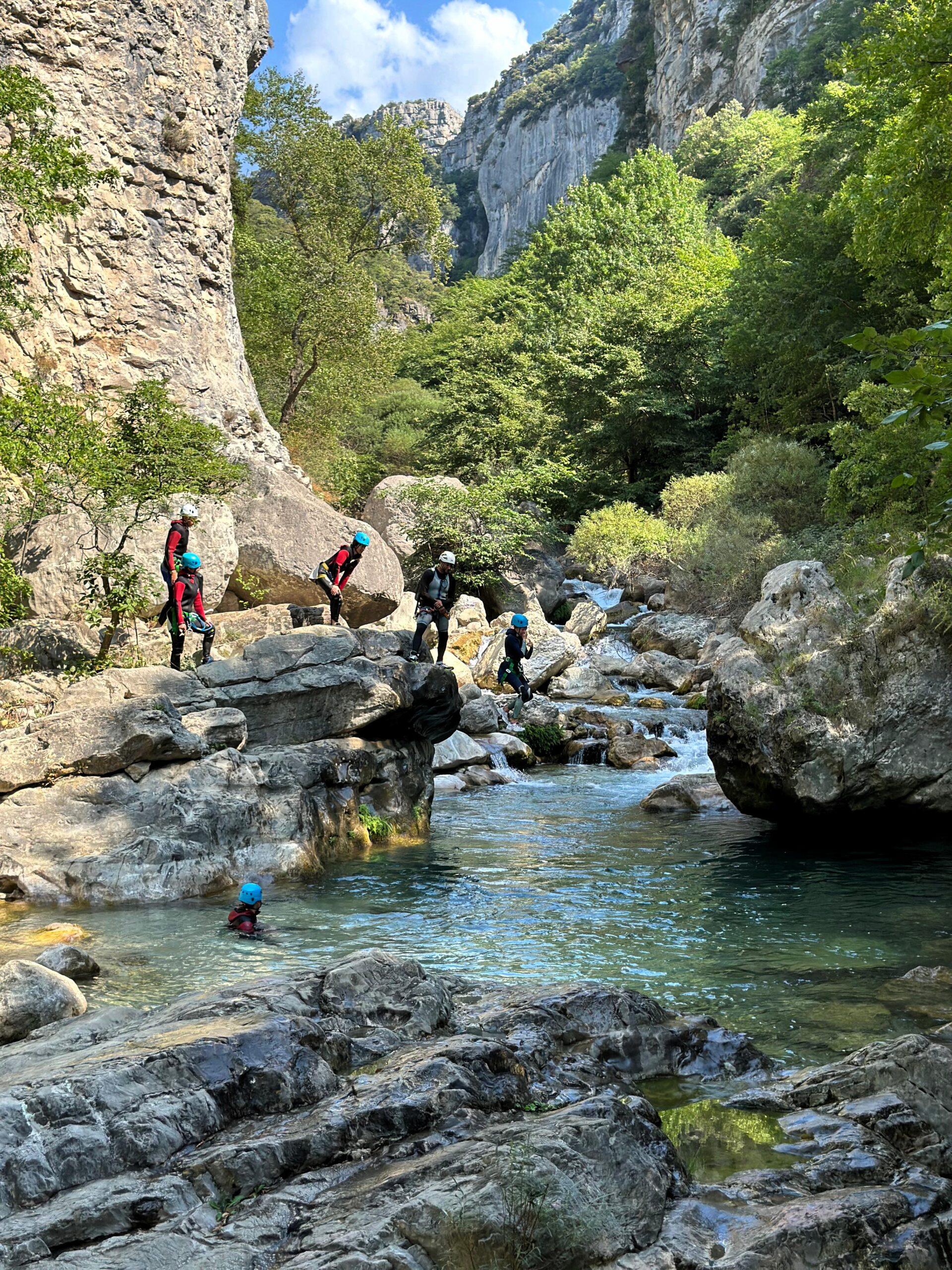Gorges du Loup with Azur Canyoning
