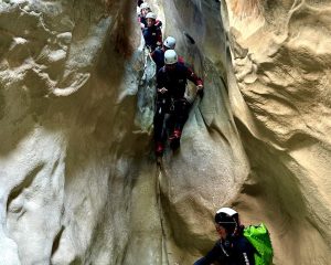 Canyoning in the Riouylan canyon