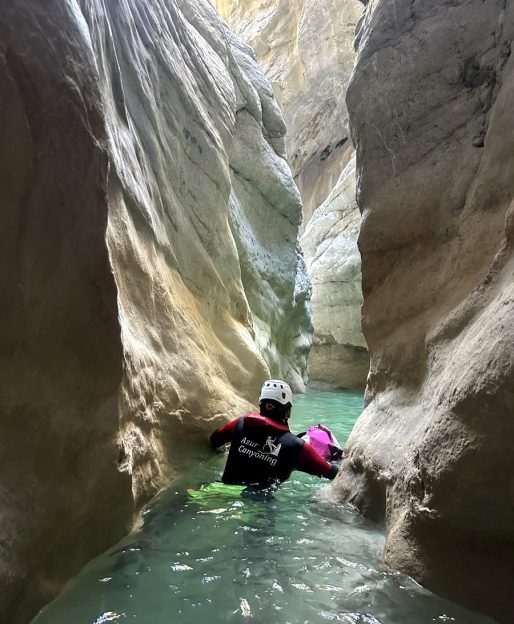 Canyoning in the Riouylan canyon